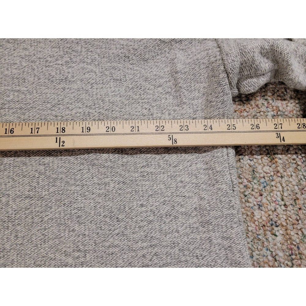 Fieldmaster Henley Sweater Mens 2XL Gray Vintage Cotton Knit Made in USA 90s - Picture 13 of 16